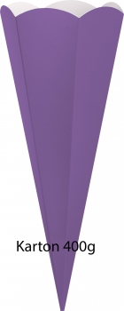 Schultüten Bastelset Pegasus / Einhorn mit Schleifenband-Rüsche lila-rosa-weiß