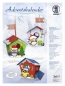 Preview: Bascetta AurelAdventskalender Eulen 24 Häuschen 3D von URSUS®io Faltpapier Origami