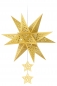 Preview: Bastelset für Modena-Stern "Stars" gold
