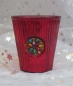 Preview: Teelichtglas rot