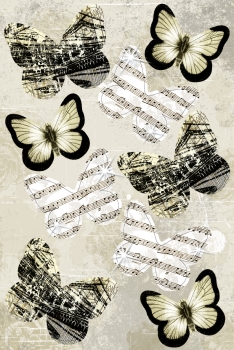 Preview: Deko Schmetterlinge  24 Stück 3D von URSUS®