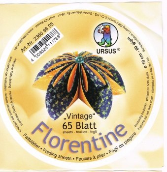 Faltblätter 15x15cm Florentine Origami