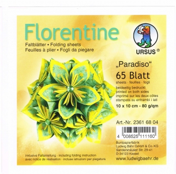 Faltblätter 15x15cm Florentine Origami