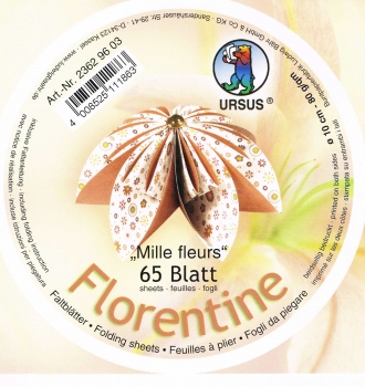 Faltblätter 15x15cm Florentine Origami