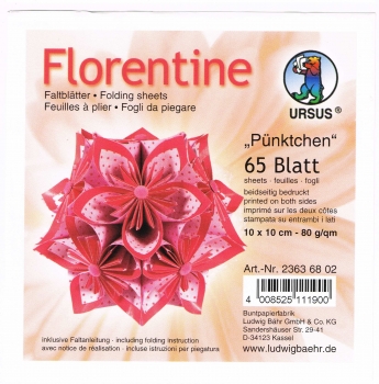 Faltblätter 15x15cm Florentine Origami