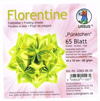Faltblätter 15x15cm Florentine Origami
