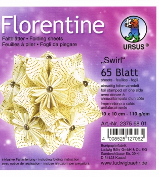Faltblätter 15x15cm Florentine Origami