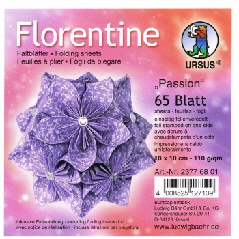 Faltblätter 15x15cm Florentine Origami