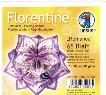 Faltblätter 15x15cm Florentine Origami