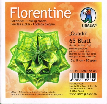 Faltblätter 15x15cm Florentine Origami