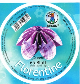 Faltblätter 15x15cm Florentine Origami