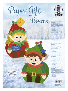 Geschenkboxen-Set gestanzt mit Bastelanleitung von URSUS®