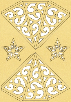 Preview: Bastelset für Modena-Stern 