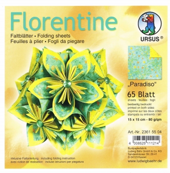 Faltblätter 15x15cm Florentine Origami