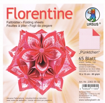 Faltblätter 15x15cm Florentine Origami