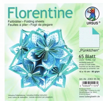 Faltblätter 15x15cm Florentine Origami