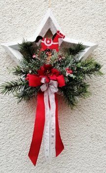 Preview: Weihnacht Stern Türkranz