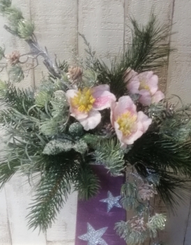 Weihnachten Gesteck Türkranz