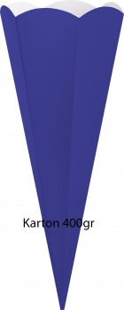 Schultüten Bastelset Drachen blau-schwarz