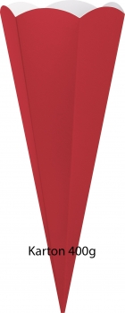 Schultüten Bastelset Schmetterling 2 rot-orange-gelb mit Schleifebandrüsche