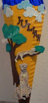 Bastelanleitung Leoparden (nur Motiv)