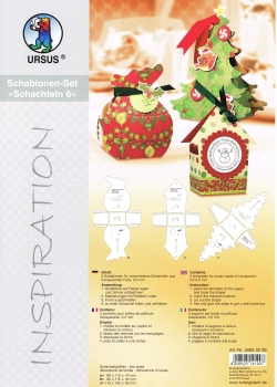 Schablonen- Set 3 Schablonen von URSUS®