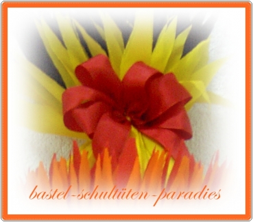 Preview: schultütenschleife rot