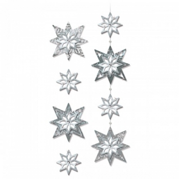 Sternen-Girlande gestanzt mit Bastelanleitung von URSUS®