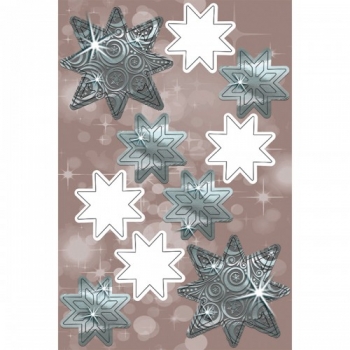 Sternen-Girlande gestanzt mit Bastelanleitung von URSUS®