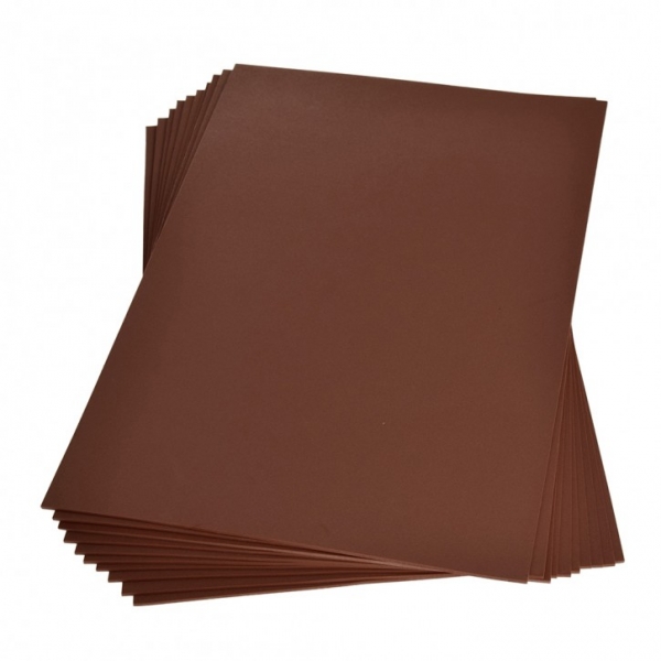 Moosgummi hellbraun (braun) 20x30
