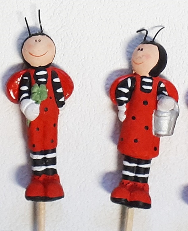 Marien-Käfer Deko-Stecker