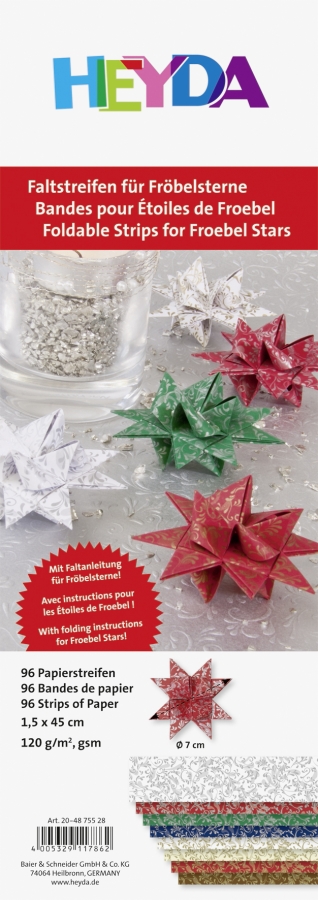Fröbelstern-Streifen  Heyda