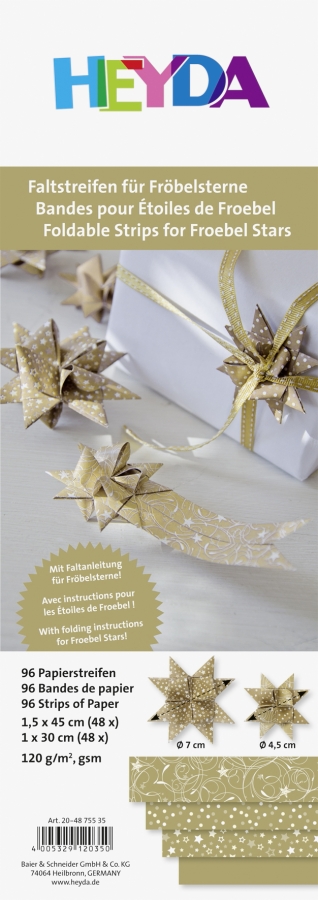 Fröbelstern-Streifen  Heyda