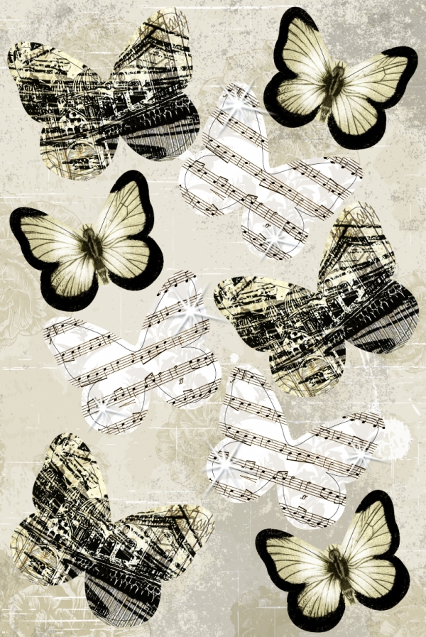 Deko Schmetterlinge  24 Stück 3D von URSUS®