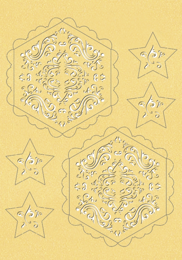 Geschenkboxen-Set gestanzt mit Bastelanleitung von URSUS®