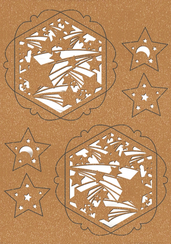 Geschenkboxen-Set gestanzt mit Bastelanleitung von URSUS®