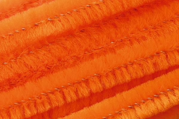 Chenille Pfeifenputzer orange