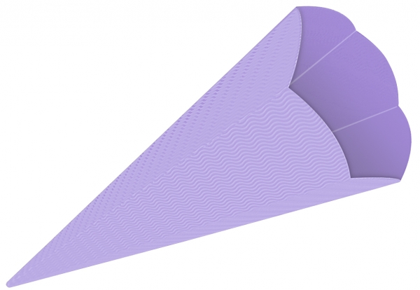 3D Wellpappe Schultütenrohling