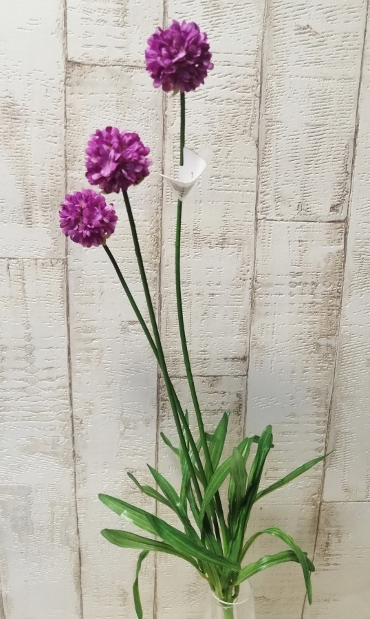 Deko-Gras, Blüten-Ball  Künstliche Blumen