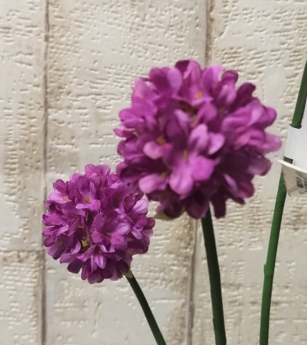 Deko-Gras, Blüten-Ball  Künstliche Blumen