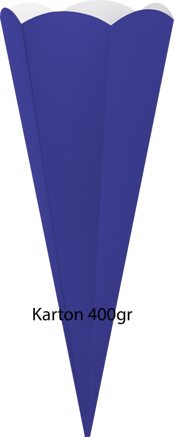 Schultüten Bastelset Pferd / blau-rosa-weiß