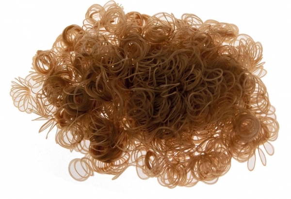Kunsthaarlocken blond 15g zum Basteln und Dekorieren