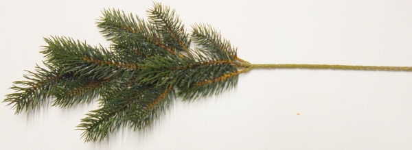 Edel-Tannenzweig x13 grün 50cm künstlich
