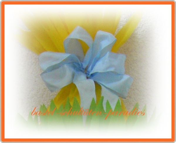 schultütenschleife hellblau