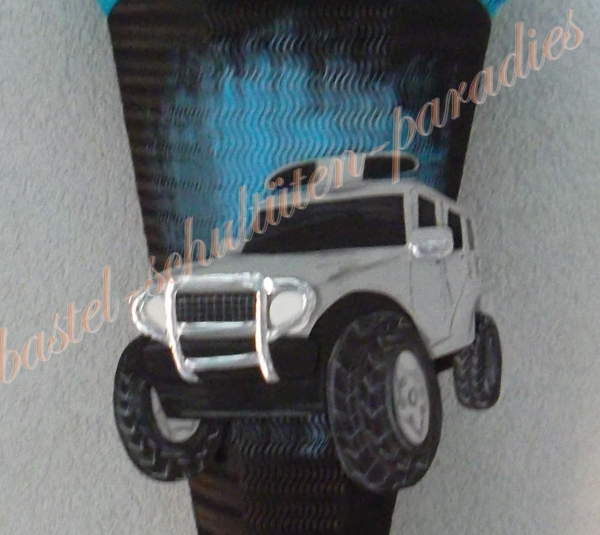 Bastelanleitung Polzei-Jeep (nur Motiv)