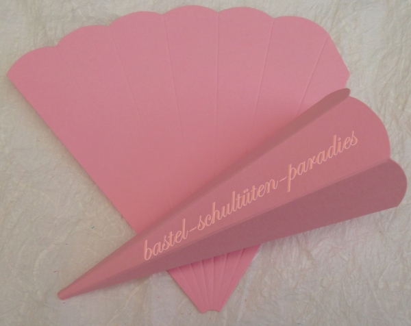 Schultütenrohling  14cm rosa