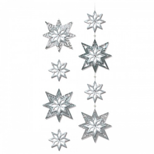 Sternen-Girlande gestanzt mit Bastelanleitung von URSUS®