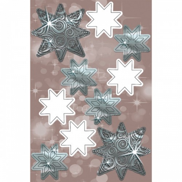 Sternen-Girlande gestanzt mit Bastelanleitung von URSUS®