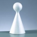 Styropor- Figurenkegel 15cm