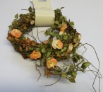 Basteln Dekorieren Rosen-Girlande